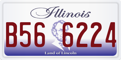 IL license plate B566224