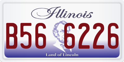 IL license plate B566226