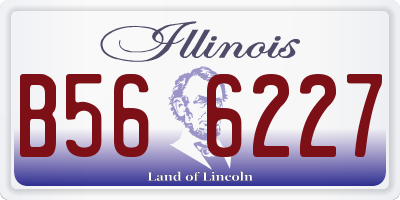 IL license plate B566227
