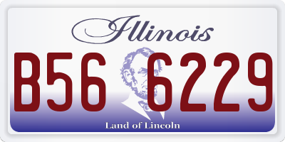 IL license plate B566229