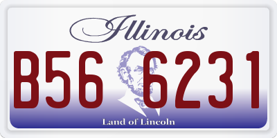 IL license plate B566231