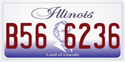 IL license plate B566236