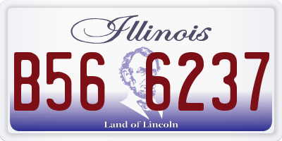 IL license plate B566237