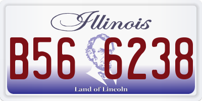 IL license plate B566238