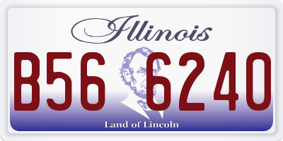 IL license plate B566240
