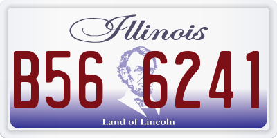 IL license plate B566241
