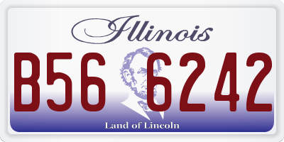 IL license plate B566242