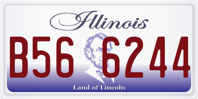 IL license plate B566244