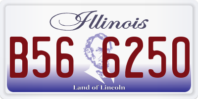 IL license plate B566250