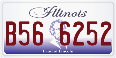 IL license plate B566252