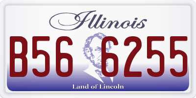 IL license plate B566255