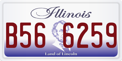 IL license plate B566259
