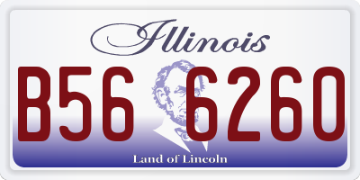 IL license plate B566260