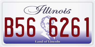 IL license plate B566261