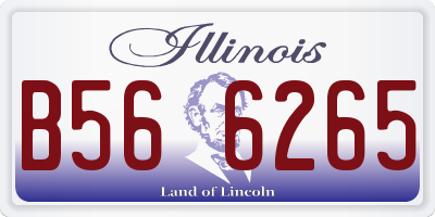 IL license plate B566265