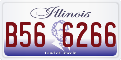 IL license plate B566266