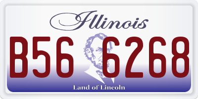 IL license plate B566268