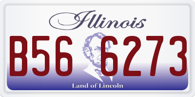IL license plate B566273