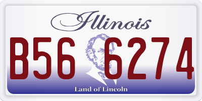 IL license plate B566274