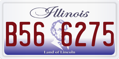 IL license plate B566275