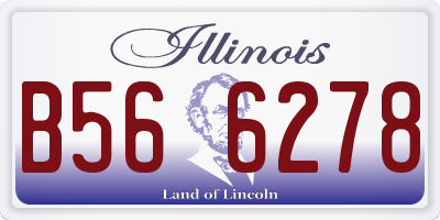 IL license plate B566278