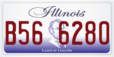 IL license plate B566280