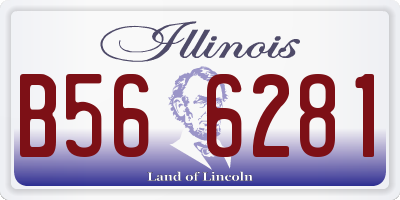 IL license plate B566281