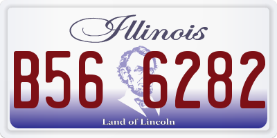 IL license plate B566282