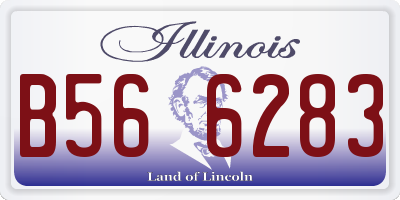 IL license plate B566283