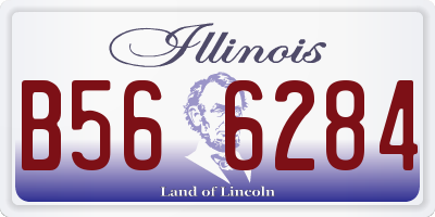 IL license plate B566284