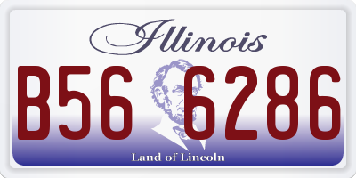 IL license plate B566286