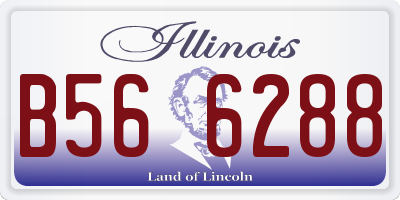 IL license plate B566288