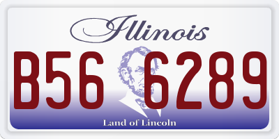 IL license plate B566289