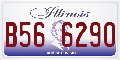 IL license plate B566290