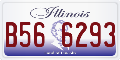 IL license plate B566293