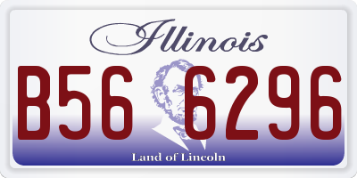 IL license plate B566296