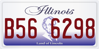 IL license plate B566298