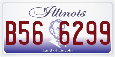IL license plate B566299