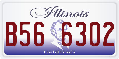 IL license plate B566302