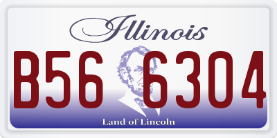 IL license plate B566304