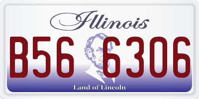 IL license plate B566306