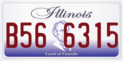 IL license plate B566315