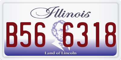 IL license plate B566318