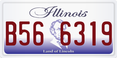 IL license plate B566319