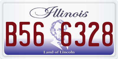 IL license plate B566328