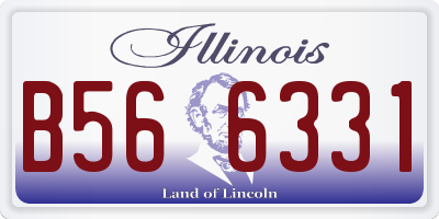 IL license plate B566331