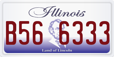 IL license plate B566333