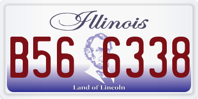 IL license plate B566338