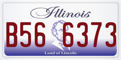 IL license plate B566373
