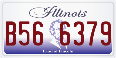 IL license plate B566379
